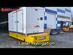 무거운 짐 15 톤 트랙 없는 카트, 전기 모터 스티어블 전송 트롤리