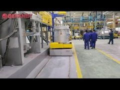 롤러 테이블 레일 이송 카트, 배터리 동력 구동 롤러 수송 트롤리