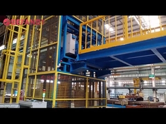 롤러 테이블 배터리 가동 이송 카트, 주문 제작된 물질 이송 레일 손수레