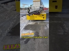 공장 전기 자취를 남기지 않는 전송 Cart,10 톤 조정 가능한 전송 손수레 제조