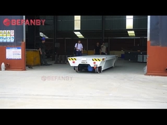 25 톤의 평면 전기 철도 전송 카트, 공장 모터화 된 배터리 가동 운송 트롤리