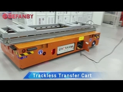 12 톤 전기 트랙리스 전송 카트, 배터리 가동 스티어러블 운송 트롤리