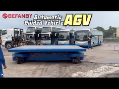 10T 자동 전기 전송 바구니, 유연한 등반 재료 핸딩 트롤리 AGV