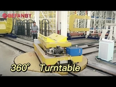 5T 저전압 철도 코일 전송 카트, 사용자 정의 시저 리프트 돌타블 트롤리