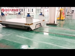 15 톤 배터리 철도 전송 카트, 맞춤형 트랙 공장 운송 트롤리