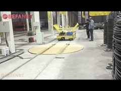 커스터마이즈 된 코일 트랙 전송 트롤리,15 톤 전기 철도 회전용 카트