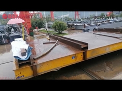 중량 로드 레일 전기 운송 트롤리, 핸들 펜던트 제어 배터리 전송 카트