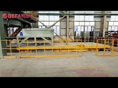 대용량 모블 릴 전송 카트, 사용자 정의 트랙 회전 테이블 전송 트롤리