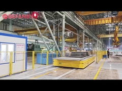 20T 자동 가이드 차량,지능적 트랙 없는 PU 바퀴 전송