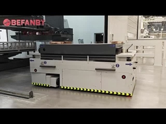 맞춤형 두 세트 바퀴 트랙 없는 전송 카트, 원격 제어 배터리 전송 트롤리