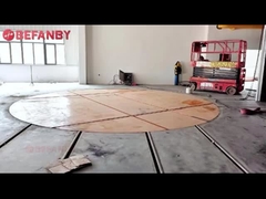 맞춤형 360° 회전 회전용 카트, 다기능 전기 철도 전송 카트