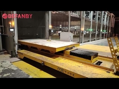 상부 무동력 카트가 있는 RGV 이송 카트, 맞춤형 레일 배터리 이송 카트