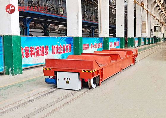 Warehouses Q235 10T Electric Transfer Cart Material Handling