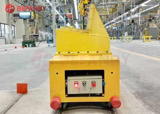 Warehouses Q235 10T Electric Transfer Cart Material Handling