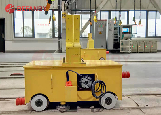 Warehouses Q235 10T Electric Transfer Cart Material Handling