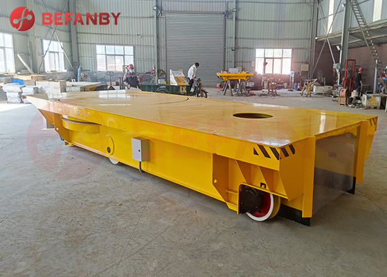 Q235 25t Electric Driven Rail Transfer Cart With Lifting