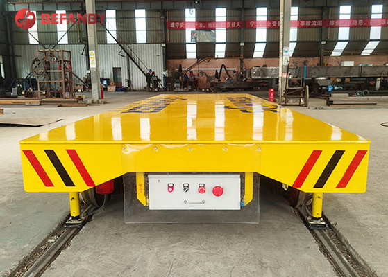 Q235 25t Electric Driven Rail Transfer Cart With Lifting