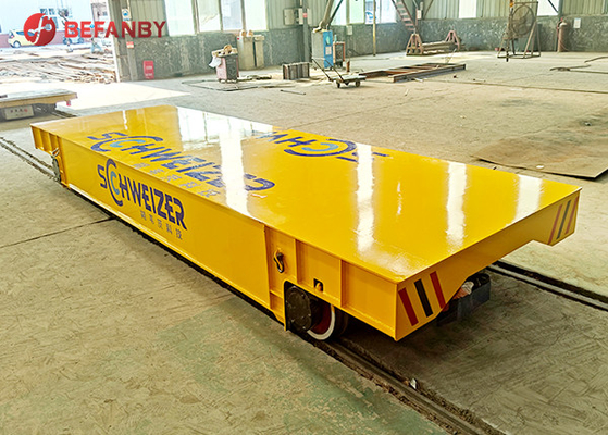 Q235 25t Electric Driven Rail Transfer Cart With Lifting