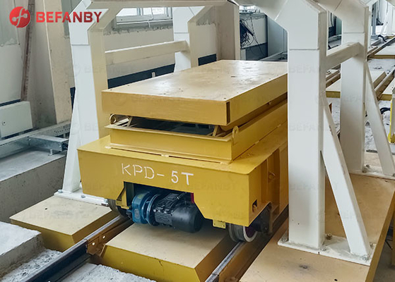 Warehouses Q235 10T Electric Transfer Cart Material Handling