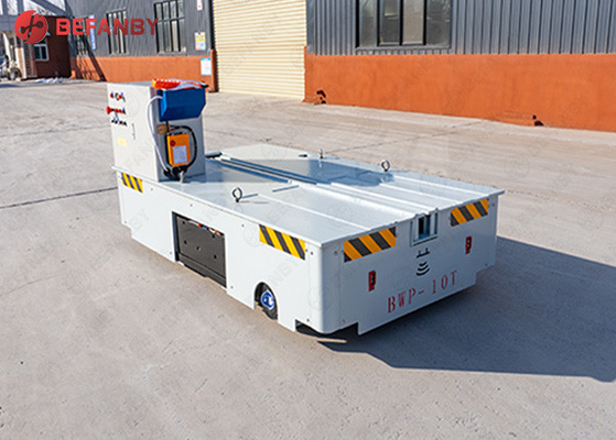 Electric Transport Trolley Platform Warehouse Heavy Duty Material Handling Trolley