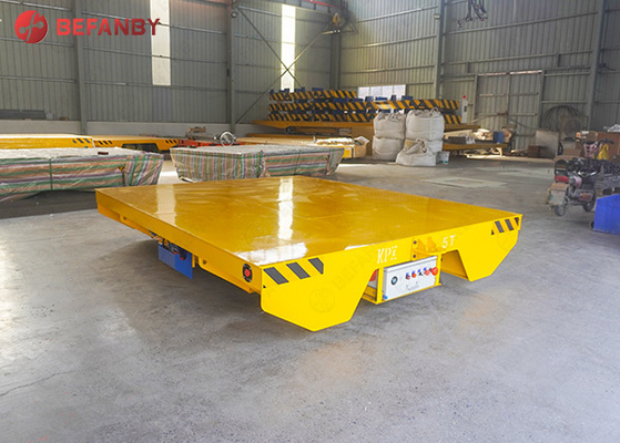 63t Industrial Rail Battery Transfer Cart Q235 20m / Min Low Voltage Rail