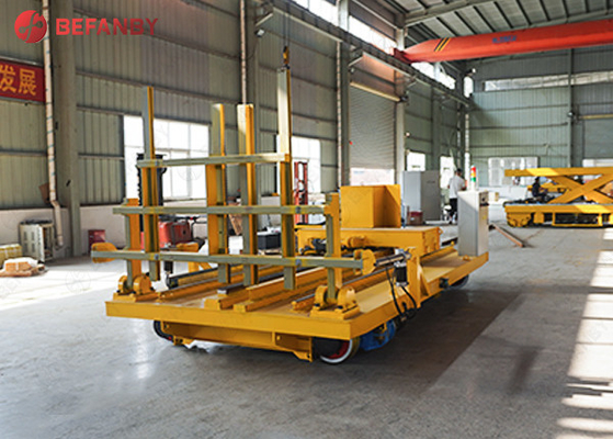 63t Industrial Rail Battery Transfer Cart Q235 20m / Min Low Voltage Rail