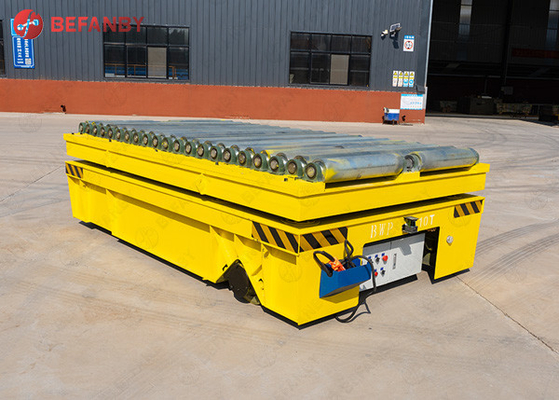 Heavy Load Wireless Control Rubber Tire Steel Coil Transfer Car Handling Equipment