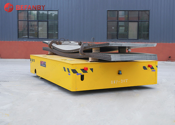 Heavy Load Wireless Control Rubber Tire Steel Coil Transfer Car Handling Equipment