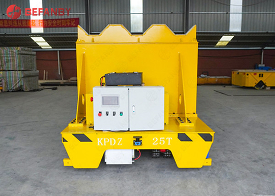 Customized Cast Steel Wheel Low Voltage Rail Transfer Cart