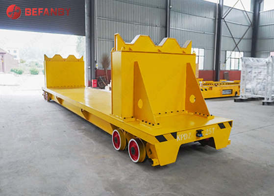 Customized Cast Steel Wheel Low Voltage Rail Transfer Cart
