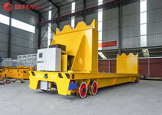 20T Workshop Q235 Rail Transfer Cart For Mold Transportation
