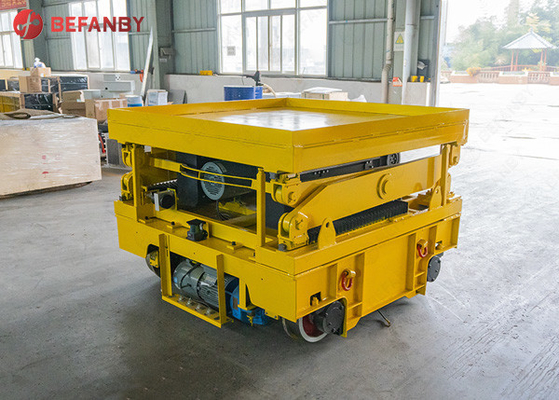 20T Workshop Q235 Rail Transfer Cart For Mold Transportation