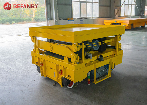 20T Workshop Q235 Rail Transfer Cart For Mold Transportation