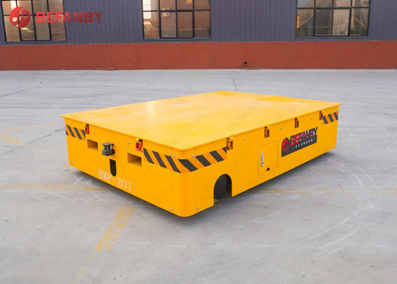 Heavy Load Handling Cylindric Objects Battery Trackles Transport Cart