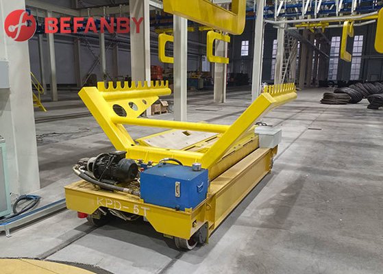 Heavy Load Wireless Control Rubber Tire Steel Coil Transfer Car Handling Equipment