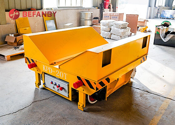 20T Reinforcement And Protection Rail Operated Coil Transfer Trolley