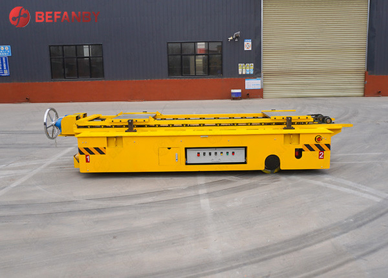 35t Customized Table Size Battrey Operated Railless Transfer Cart