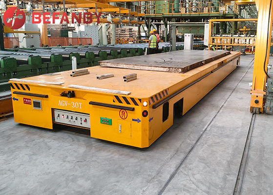 무거운 부하 30톤 원격 제어 직선 없는 자동 유도 차량