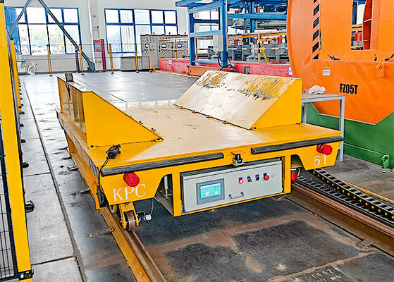 5톤 적재 용량 V 프레임 장치 및 배터리 작동 전원 공급 장치가 있는 레일 이송 카트