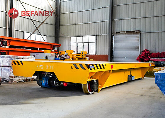 30T 배터리 철도 물류 처리 공장 전송 카트