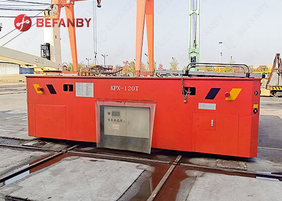 120-ton Battery Powered Rail Transfer Cart for Horizontal and Vertical Movement