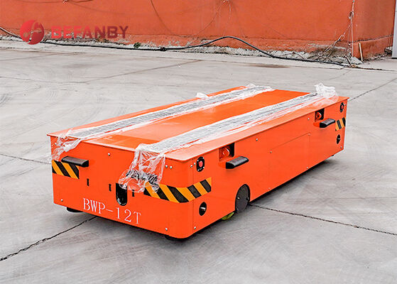 12톤 배터리 가동 무선 원격 제어로 산업 재료 취급을 위한 트랙리스 전송 카트