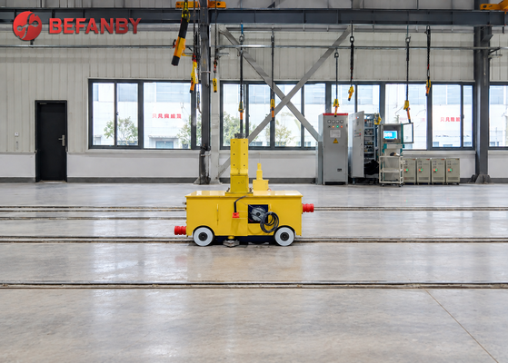 Steel Rolls Warehouse 20m/Min 1T On Rail Transfer Cart