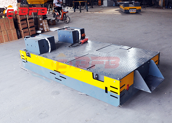 철재 취급을 위한 현명한 10 톤 조정 가능한 이송 카트 로봇 공급자